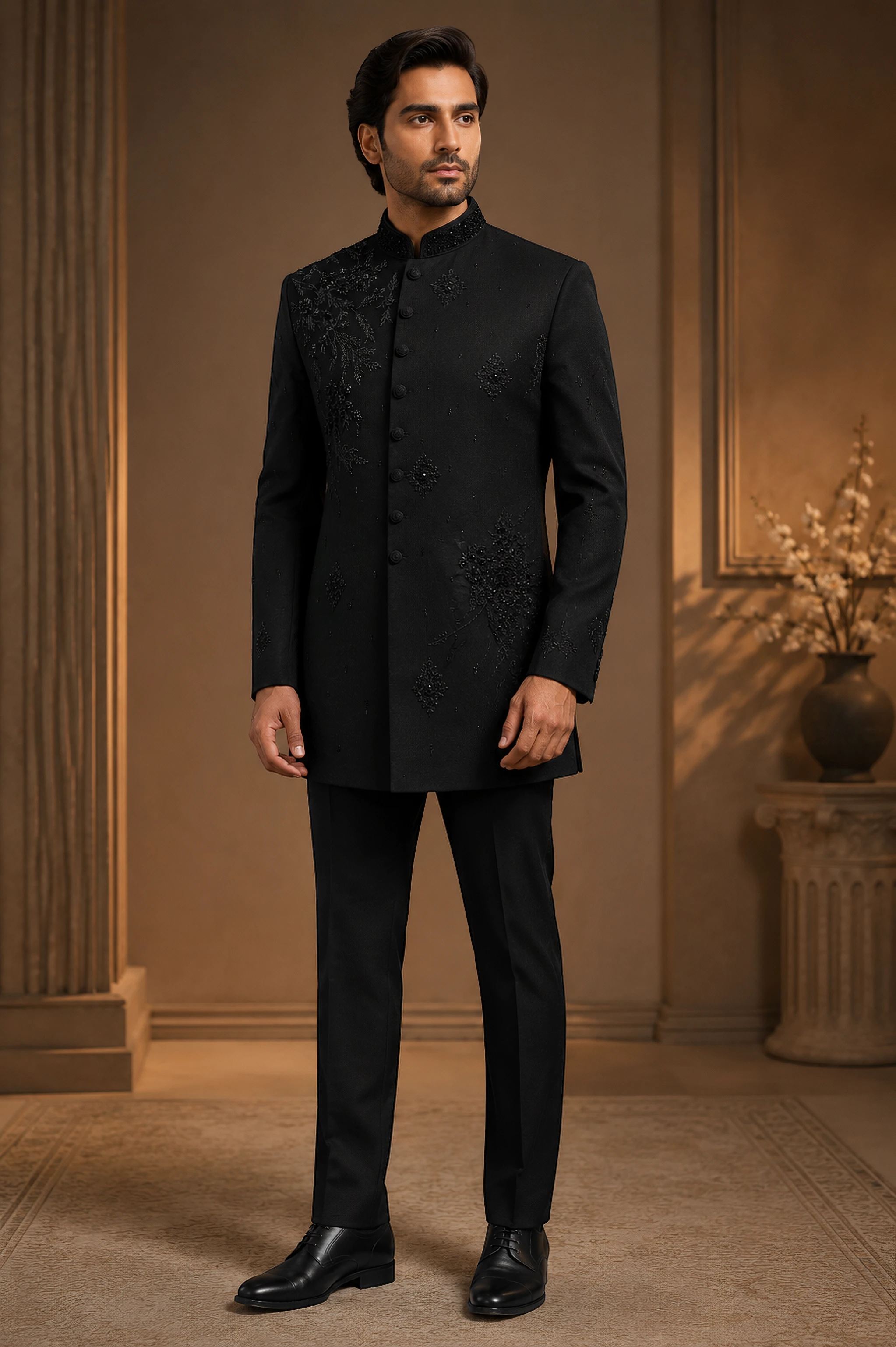 Black Handwork-PrinceCoat