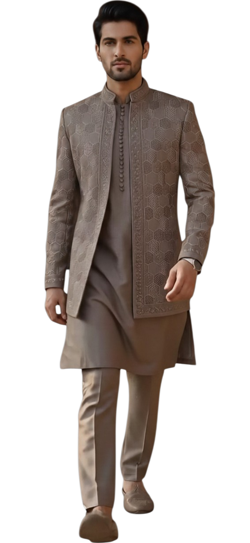 Stone Brown Prince Coat